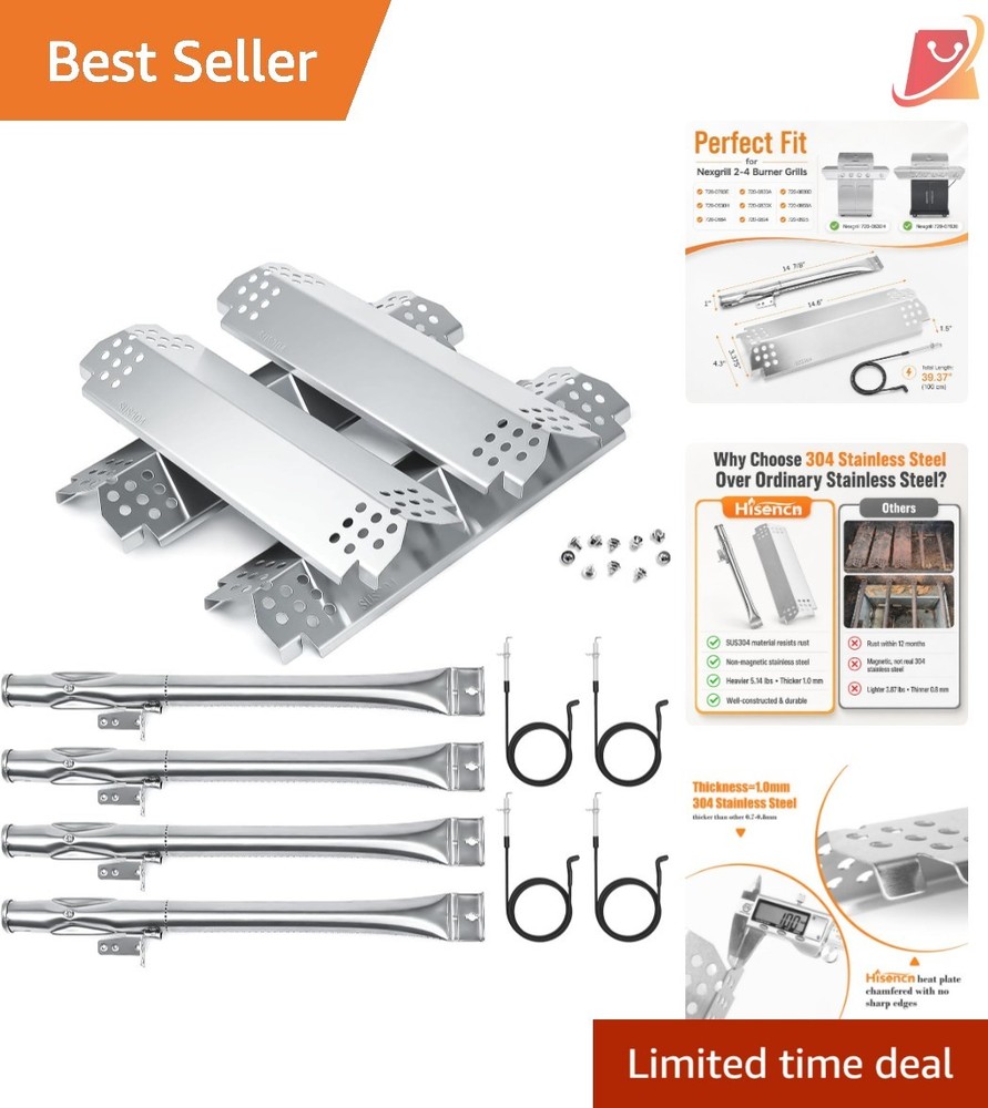304 Stainless Steel Grill Replacement Kit for 4 Burner Nexgrill Home Depot