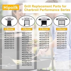 Grill Replacement Parts 4 Burners/Shields/2 Ignitors See Description for Fitment