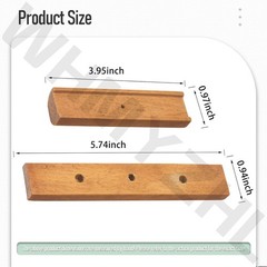 Wooden Replacement Handle with Mounting Screws for Weber 22.5″ and 18.5″ Charcoa