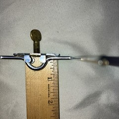 Grill Rotisserie Spit Rod Forks BBQ Meat Prongs , Meat Forks, Brass Thumb Screw
