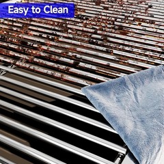 Effortless Cleanup with Nexgrill Grill Grates – Stainless Steel Design