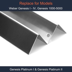 13 Pack Grill Flavorizer Bars for Weber Genesis I – IV, 1000-5000, Platinum I II
