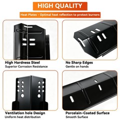 DynaGlo 5 Burner DGH485CRP DGH474CRP 4 Burner DGH450CRP Heat Plate Repair Kit