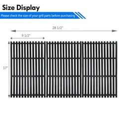 Grillflame 463242716 463242715 Grill Grates Replacement Parts for Charbroil C…