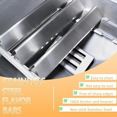 7636 Stainless Flavorizer Bars for Weber Spirit II 300 Series E310 E330