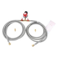 0-20 PSI Adjustable Propane Regulator with 8FT Hose 1/8″ MNPT Pipe Fitting