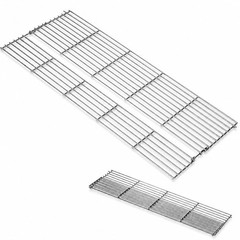 Stainless Steel Warming Rack for Pellet Grill, Foldable BBQ Upper Rack Replaceme