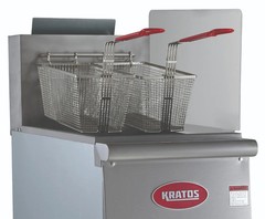 Kratos Stainless Steel Splash Guard for Commercial Deep Fryers, 20.5″x18″