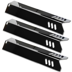Set of 3 Porcelain Steel Replacement Heat Plates for Master Cook 3 Burner