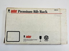 Vintage 1993 Weber Grill Premium Rib Chicken Rack 9010 Charcoal & Gas Propane