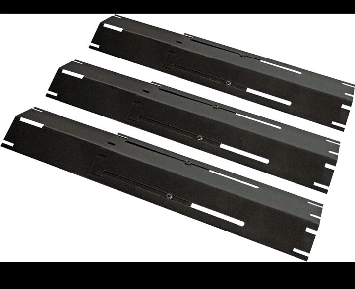 Unicook Heavy Duty Adjustable Porcelain Steel Grill Heat Plate Shield Replacemen