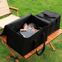 Large Capacity Insulated Storage Bag for Picnic Cookware and Drinks 38x30x23cm