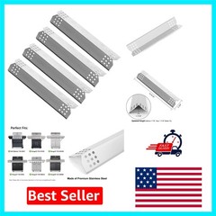 Replacement Stainless Steel Heat Shield Plates for Gas Grills 14 9/16″ x 3 3/8″