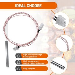 Hot Rod Igniter Replacement for Traeger D2 Pellet Grills Pro, Ironwood, Timberli