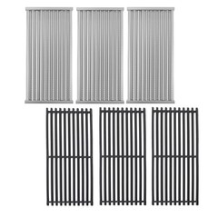 BBQration 17″ Grill Grates and Emitter for Charbroil TRU Infrared 3Burner 463…