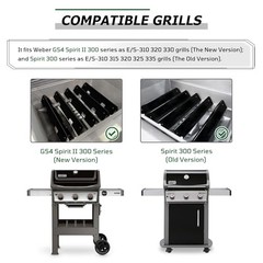 7636 & 67046 Flavorizer Bars for Weber Spirit II E-310 310 300 Grill 5 Pack