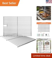 Effortless Cleanup with Nexgrill Grill Grates – Stainless Steel Design