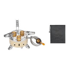 Lightweight Foldable Camping Stove 12500W Compatible with Cookware 9cm-50cm