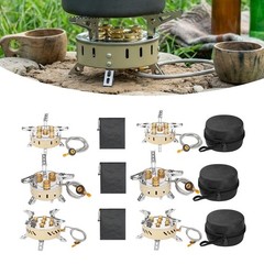 Lightweight Foldable Camping Stove 12500W Compatible with Cookware 9cm-50cm