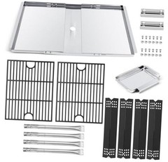 Grill Replacement Parts for Grease Tray & Grates & Heat Plates & Burners