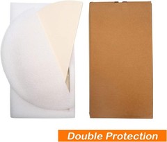 Future Ceramic Heat Deflector Plates for Kamado Joe Classic I, II, III，Half-Moon