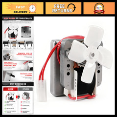 2.0 RPM Auger Motor Replacement for Wood Pellet Grills & Smokers, 120V 60Hz