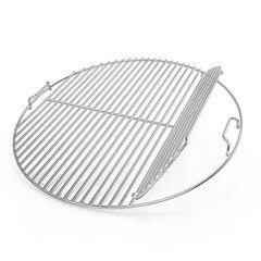 Stainless Steel Grilling Grate Replacement Hinged Cooking Grate for Weber 22″…