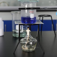 Lab Metal Tripod Stand Durable Reusable Bunsen Burner Tripod Lamp Support Sta…