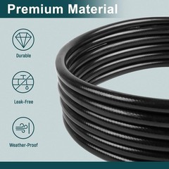 GASPRO 18 Foot Propane Hose Adapter, Connects 1LB Appliance to 5-100lb Tank