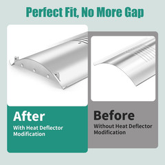 Grill Heat Deflector BCA012 Baffle Diffuser for Pit Boss Traeger Austin XL/Pro