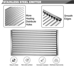 Replacement Emitter Plates for Charbroil Tru Infrared Grill – 2 Burner Parts.