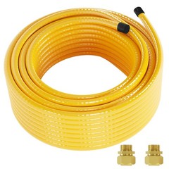 Kaermo 100Ft 1/2 Csst Flexible Propane Natural Gas Line Corrugated Stainless