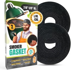Gasket for Big Green Egg Large/XL/XXL – 2-Pack x 8 FT Smoker Gasket Seal – BG…