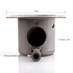 Stainless Steel Fire Burn Pot for Traeger and Zgrills Models Upgrade Now