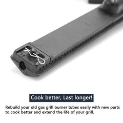 Hongso 15 13/16 Inch Cast Iron Burner Tube Replacement Parts for Jennair 720-…