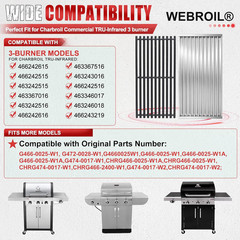 463242516 Grill Parts for Char Broil Commercial Tru Infrared Grill 3 Burner 4662