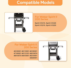 Kit Quemadores y Barras Flavorizer para Weber Spirit II 200 E210 S210 210