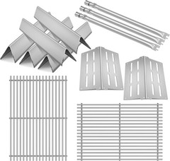 300 Series Weber Genesis Parts: Grates 7524 7528 Bars 7620 Deflectors 7622 Burne