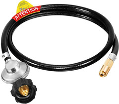 4FT Propane Regulator Hose for Blackstone 17/22-Inch Table Top Griddles, Replace