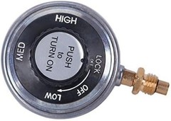 Propane Gas Grill Control Valve Metal 1-Inch 20 Female Inlet for Tabletop BBQ