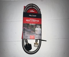 Grill Mark Stainless Steel Gas Line Hose and Adapter