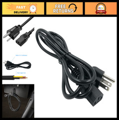 Replacement Power Cord Kit for Pellet Smoker Grill – 6ft Compatible with Traeger