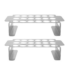 Compact Grill Accessory BBQ Events Chili BBQ Rack 18 Hole Design BBQ Accessories