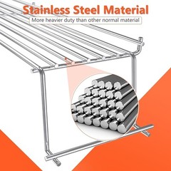 QuliMetal Stainless Steel Warming Rack for Weber Genesis 300 Series (2007-2016)