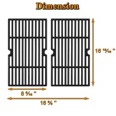 Cast Iron Grill Grates for Charbroil 463633316 463672416 463642116 463250212