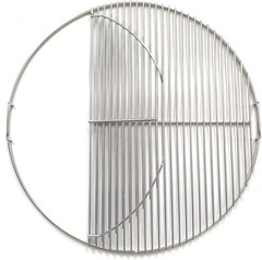 Durable 18-Inch Hinged Grill Grate Replacement – Perfect for Weber Kettle Grills
