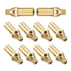 10PCS Propane Natural Gas Burner Jet, Propane Burner Brass Head Nozzle for Ca…