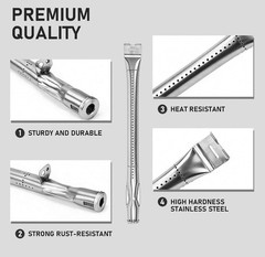 Grill Parts for Dyna-Glo DGH474CRP DGH450CRP,Grill Replacement sliver-black