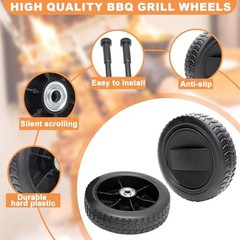KIT0138 Grill Wheels for Traeger Replacement Parts Pro Series 22 & 34, 575,