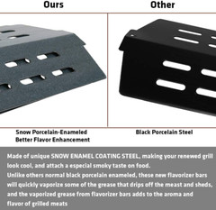 Grill Heat Deflectors 2-Pack for Weber Genesis 300 E310 E320 E330 S310 S320 S330
